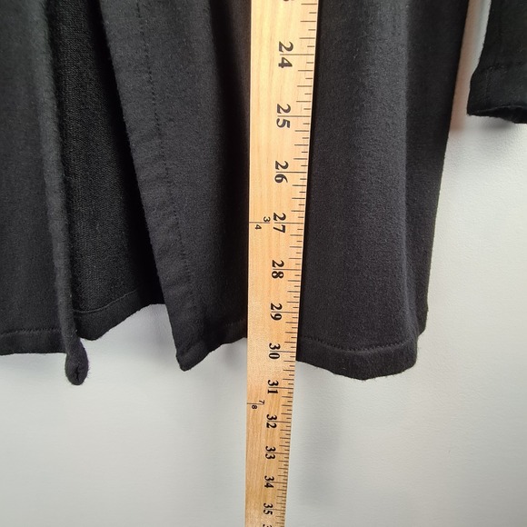 Soma Live Lounge Wear Cardigan Women's XS Black One Button Soft Stretch Modal - Picture 8 of 9